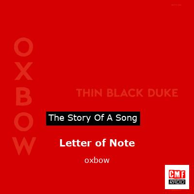 final cover Letter of Note oxbow