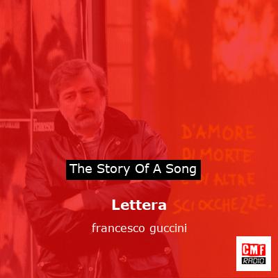 Lettera – francesco guccini