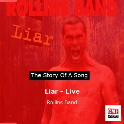final cover Liar Live Rollins Band