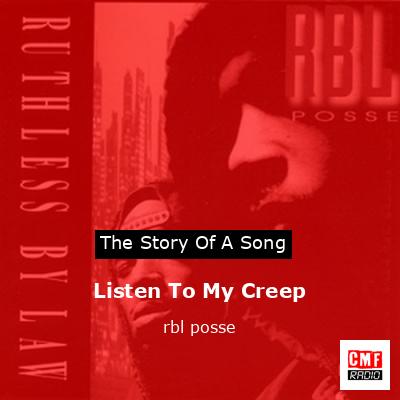 final cover Listen To My Creep rbl posse
