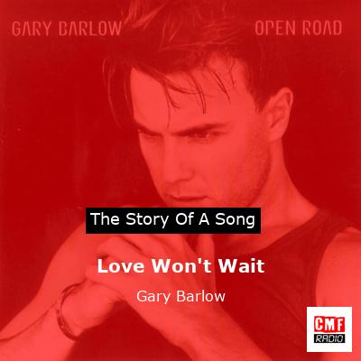 final cover Love Wont Wait Gary Barlow