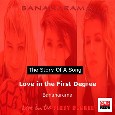 final cover Love in the First Degree Bananarama