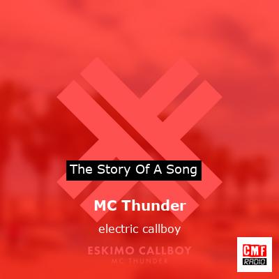 MC Thunder – electric callboy