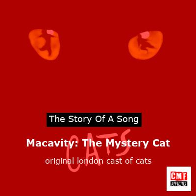 final cover Macavity The Mystery Cat original london cast of cats