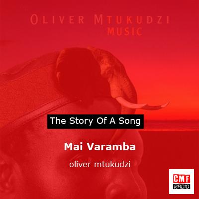final cover Mai Varamba oliver mtukudzi