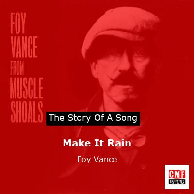 Make It Rain – Foy Vance