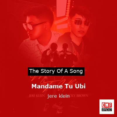 Mandame Tu Ubi – jere klein