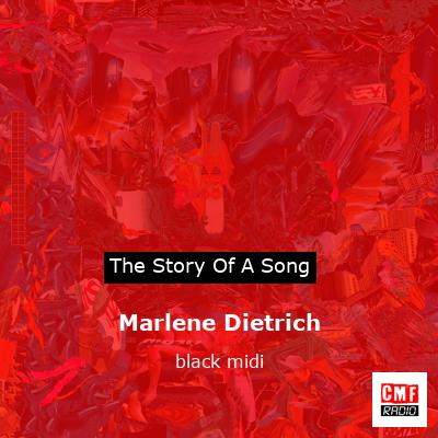 Marlene Dietrich – black midi