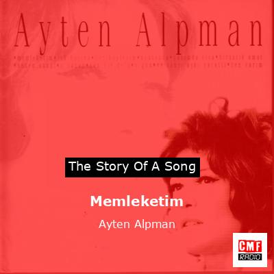 final cover Memleketim Ayten Alpman