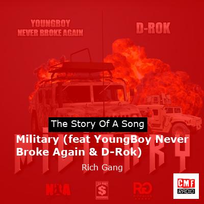 final cover Military feat YoungBoy Never Broke Again D Rok Rich Gang