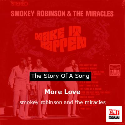 More Love – smokey robinson and the miracles