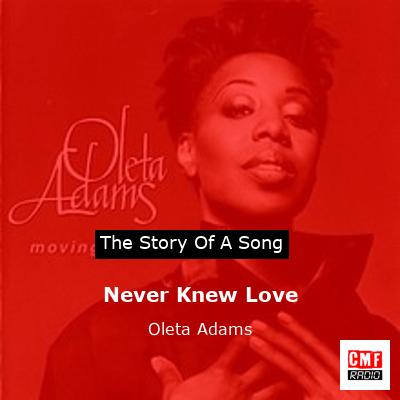 Never Knew Love – Oleta Adams