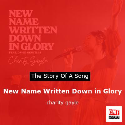 final cover New Name Written Down in Glory charity gayle