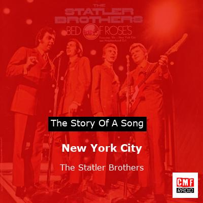 final cover New York City The Statler Brothers