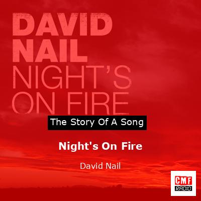 final cover Nights On Fire David Nail