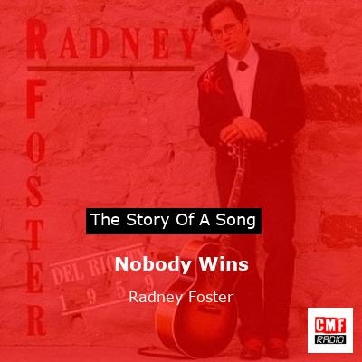 final cover Nobody Wins Radney Foster