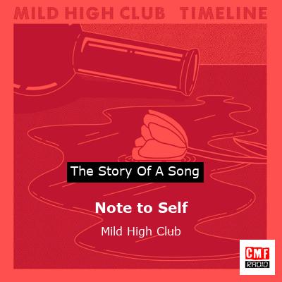 final cover Note to Self Mild High Club