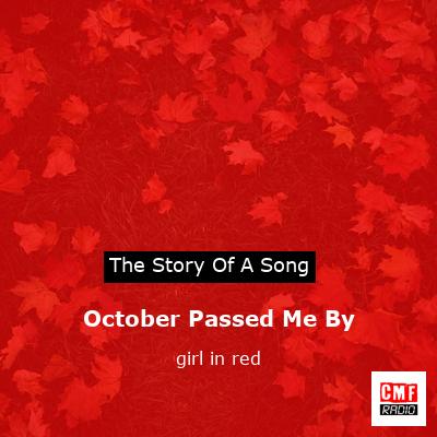 final cover October Passed Me By girl in red