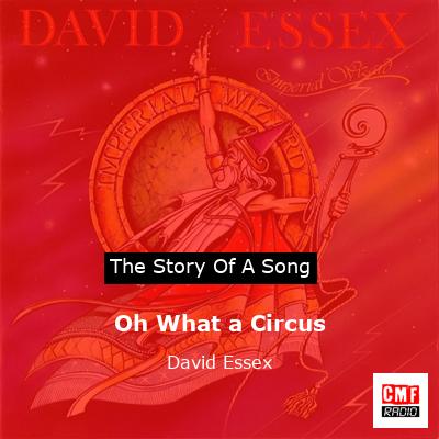 final cover Oh What a Circus David Essex