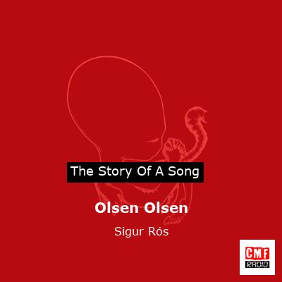 final cover Olsen Olsen Sigur Ros