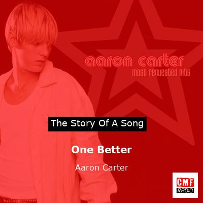 One Better – Aaron Carter