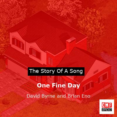 final cover One Fine Day David Byrne and Brian Eno