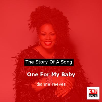 final cover One For My Baby dianne reeves