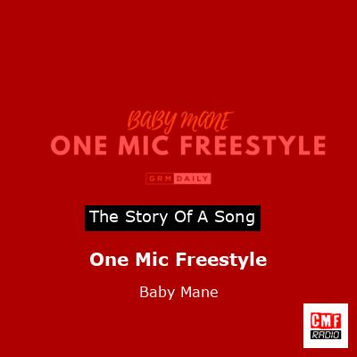 final cover One Mic Freestyle Baby Mane