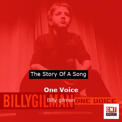 One Voice – Billy gilman