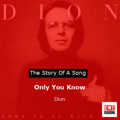 final cover Only You Know Dion