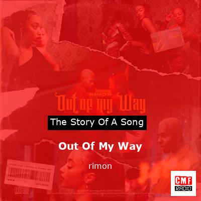 final cover Out Of My Way rimon