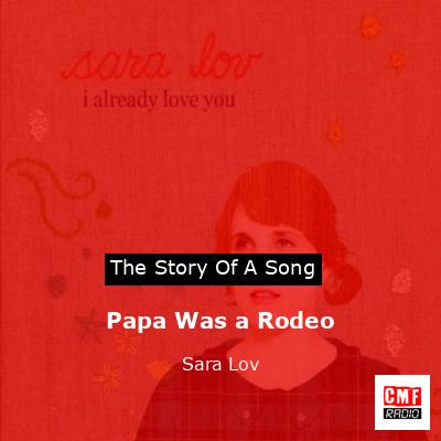 final cover Papa Was a Rodeo Sara Lov