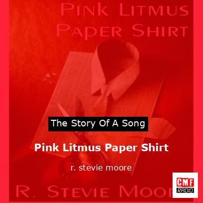 final cover Pink Litmus Paper Shirt r. stevie moore