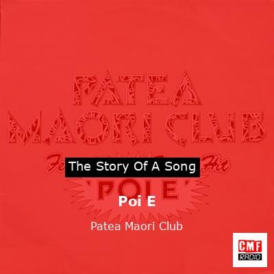 final cover Poi E Patea Maori Club