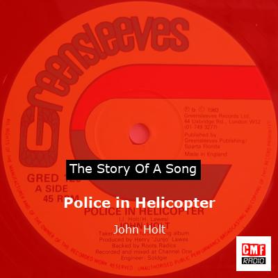 final cover Police in Helicopter John Holt