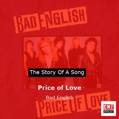 final cover Price of Love Bad English