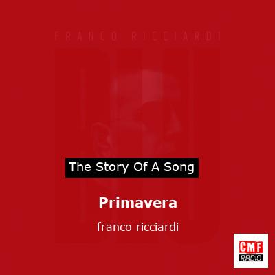 Primavera – franco ricciardi
