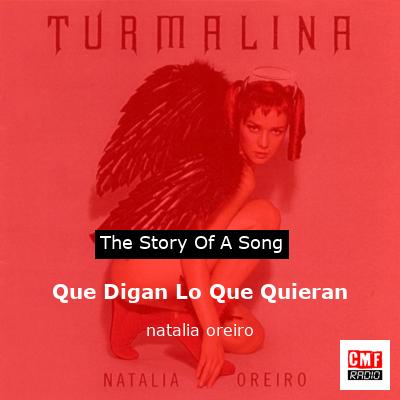 Que Digan Lo Que Quieran – natalia oreiro