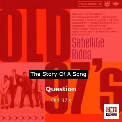final cover Question Old 97s