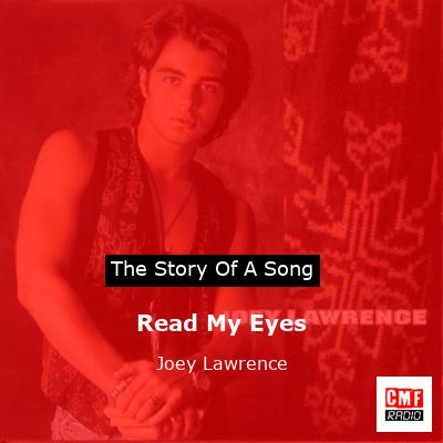 final cover Read My Eyes Joey Lawrence