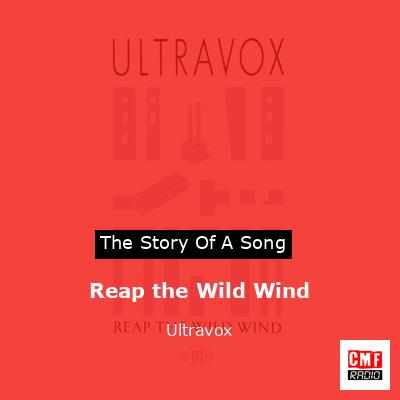 Reap the Wild Wind (song) - Wikipedia