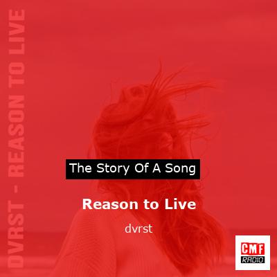 final cover Reason to Live dvrst