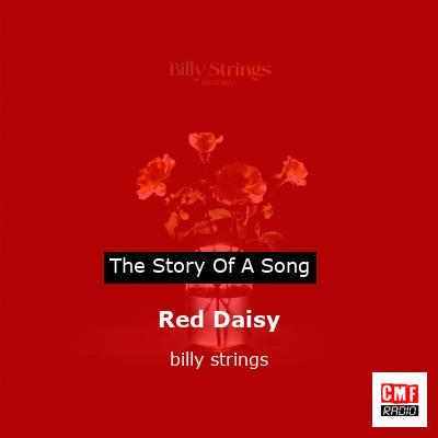 Red Daisy – billy strings