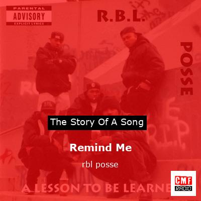 final cover Remind Me rbl posse