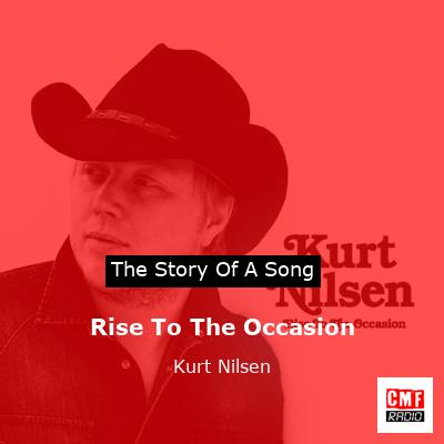 final cover Rise To The Occasion Kurt Nilsen