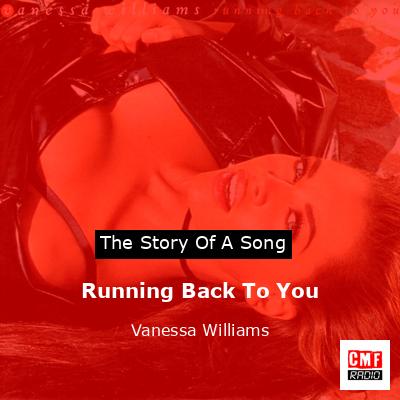 final cover Running Back To You Vanessa Williams