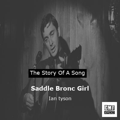 final cover Saddle Bronc Girl Ian tyson