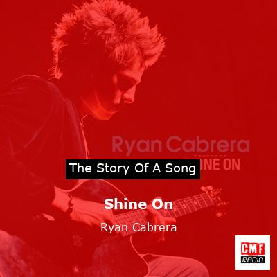 final cover Shine On Ryan Cabrera