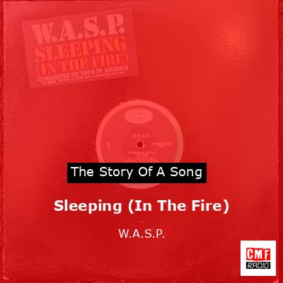 final cover Sleeping In The Fire W.A.S.P