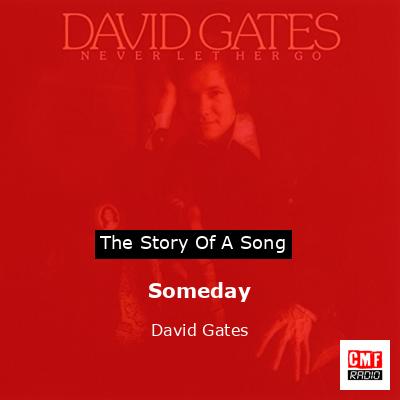 final cover Someday David Gates